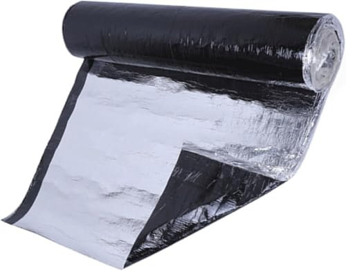 Selbstklebende Dachpappe für Schuppen, Asphalt-Dachschindeln-Reparaturband, Dachschutz-Unterlagerolle, Abdeckband für Dächer, wasserdichte Dachverkleidung, 1 x 5 m