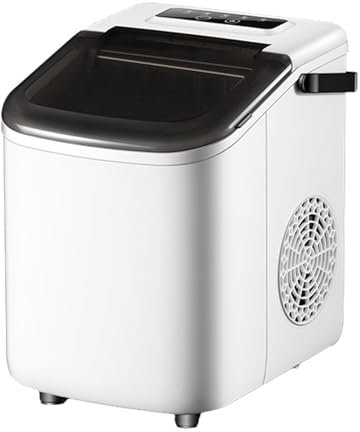 Ice Maker Machine Countertop Ice Cube Maker, Self-Cleaning Function,9 Cubes in 6-8 Mins,Portable Ice Cube Maker Machines for Home/Kitchen/Office/Bar