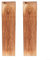 Macetas de pared de madera (paquete de 2) para mejorar la estética de tu hogar con acabado natural