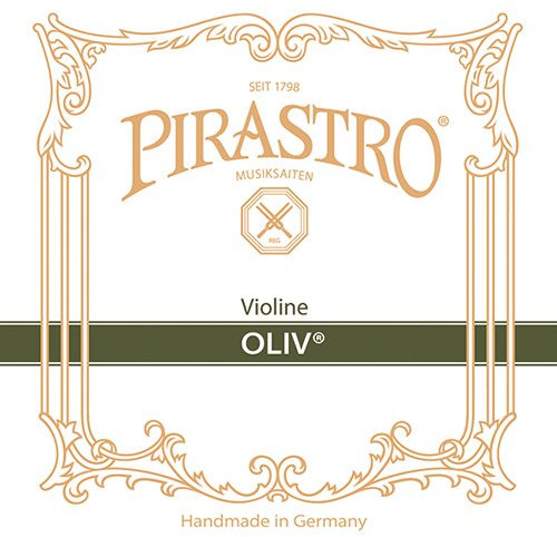 Pirastro Olive Violin Strings D, Silv/Gut, 14 Gauge 4/4 Size (japan import)
