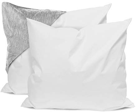 npluseins 2er Pack Milben- und Allergendichte Zwischenbezüge für Kopfkissen oder Matratzen oder Bettdecken 573.705, Kissenbezug 80 x 80 cm