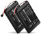 CELLONIC, Batterie GPS Compatible avec Garmin Edge 810, Edge 800, Edge Touring (1000mAh, 3.7V) 2X Batterie de Remplacement 361-00035-00, KE37BE49D0DX3