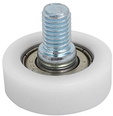 Aexit 30mm OD M8 Gewinde PU F Typ Führungsrolle Schiene Kugellager Rad Weiß (0e246d7a952fb3dc3ea042955bb487a3)