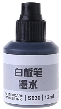 JENOR 12 ml Nachfülltinte zum Nachfüllen von Tinten Whiteboard-Marker, schwarz, rot, blau, 3 Farben