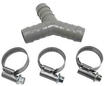 UTP Washing Machine Dishwasher Drain Hose Y Piece Joiner Connector Splitter Kit 17mm
