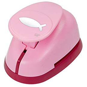 Sescha Motivlocher/Papierstanzer Fischsymbol von EFCO - Größe L: 37x14mm