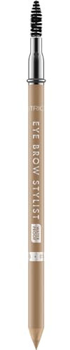 CATRICE Eye Brow Stylist, Eye Pencil, Augenbrauenstift, Nr. 015 Ashy Drama, braun, langanhaltend, matt, Nanopartikel frei, entspricht unserem CLEAN BEAUTY Standard, 1.4 g