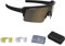 BBB Cycling Fuse Cycling Glasses for Men and Women | Comes With 3 Interchangeable Lenses: Smoke, Yellow and Clear | Road Cycling and MTB Glasses | Matt-black Gold | BSG-65