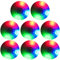 BSMEAN Inliner Rollen, 8 Stück Inlineskates Rollen Leuchten Sie Inline-Skate-Räder LED-Blitz Blinkende Skate-Räder Ersatzrad 68mm / 70mm / 72mm / 76mm Inline-Rolle für Kinder und Erwachsene
