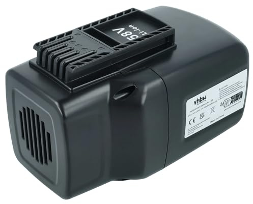 vhbw Akku kompatibel mit Jonsered L1621i Rasenmäher Rasentrimmer Elektrosense (2600mAh 58V Li-Ion)