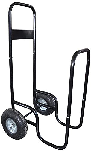 GREENSTAR - Carrello porta tronchi - con telo protettivo - Capacità max. 150 kg, design ergonomico, ruote gonfiabili, 60 x 52 x 108 cm