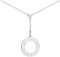 Sofia Milani - Damen Halskette 925 Silber - Kreis Kugel Anhänger - 50385