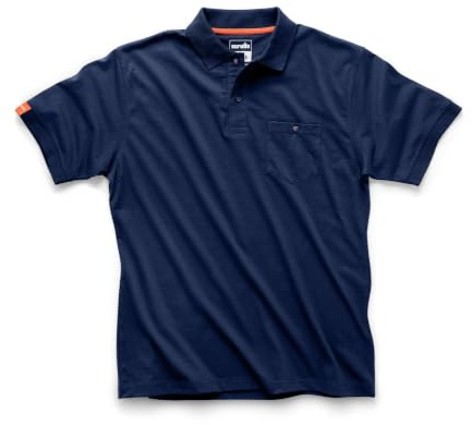Scruffs Eco Worker Polo Shirt Navy Size XXXL