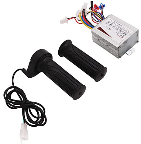 12V 500W Brush Speed ??Motor Controller, Brushed Speed ??Controller mit Gasgriff Unterspannungsschutz Motorrad Elektro Bike Scooter