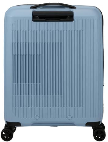 American Tourister Aerostep - Spinner S, Erweiterbarer Handgepäck, 55 cm, 36/40 L, Grau (Soho Grey)