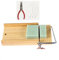 AFGSsm Seifenformen zum gießen, Seifenherstellung set, Seifenform kasten, Seifenschneider, Seifenformen holz, DIY Seifenherstellung Handgefertigt Seife Kit