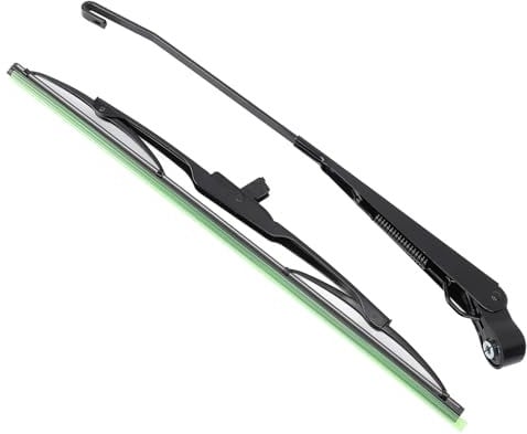 105° Windshield Wiper Motor Kit, 0390506510 Window Wiper Blade Long Shaft Windshield Wiper Arm Set with Blade, Wiper Arm Assembly Replacement for Tractor, Fishing Boat, ATV, UTV