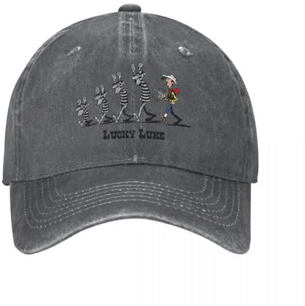 Hut Mode Hip Hop Lucky Luke Arrested Dalton Brothers Baseballkappe für Männer Frauen Distressed Denim Snapback Cap Outdoor Sommer Geschenk Kappe Geburtstagsgeschenk