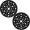 Shineboc Professional 2 pcs Pad Savers 70 Holes for Sander Replacement Cushion Pad Impact-Resistant Noise Reduction Protection Polisher for Hook & Loop Random Orbital (150mm)