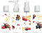 DISNEY Pixar Cars Reise-Kulturbeutel für Kinder, Flash McQueen Flaschen, 4 x 50 ml, leeres Reise-Set, Sicherheit und Praktikabilität für Eltern, Flugzeuggröße, offizielles Produkt Disney