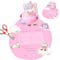 MeinBaby123® 10 Einladungen zum selber basteln (Einhorn)