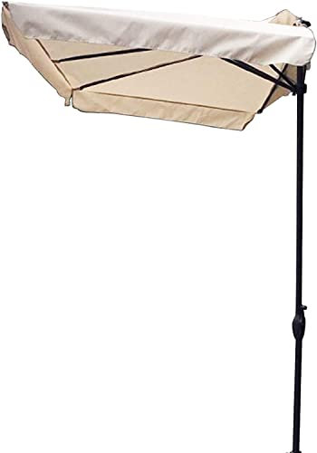 Ombrellone rettangolare per esterni, quadrato, con manovella, per giardino, balcone, tenda