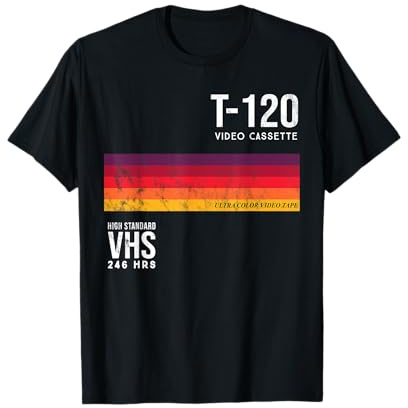 Vintage 80s VHS video cassette tape T-Shirt
