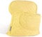 KITCHENAID Fitted Tilt-Head Stand Mixer Cover with Storage Pocket, Quilted 100% Cotton,14.4x18x10, Butter Yellow