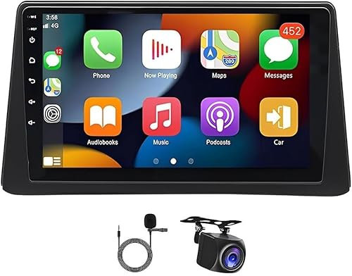 9Inch Android 14 Car Stereo for Vauxhall for Opel Mokka 2012-2016 4G+64G Wired/Wireless Carplay Android Auto Car Radio GPS Sat Nav w/BT FM.AM/RDS Mirror Link SWC Split Screen AHD Rear Camera