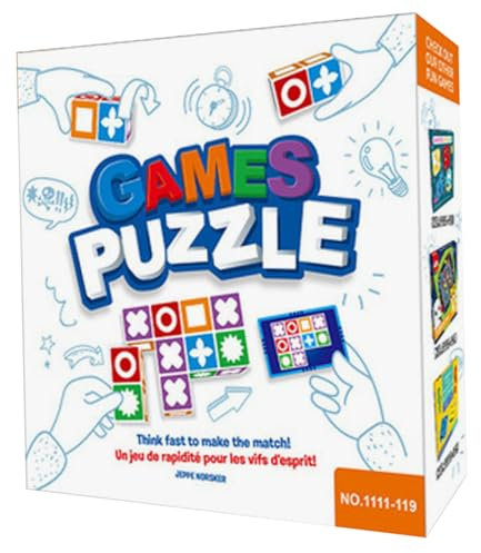 Match -Puzzle -Spiel, logisches Denken Muster Block Puzzle -Spiele für Kindergeschenke, interaktive Brettspiele für frühkindliche Entwicklung Spiele