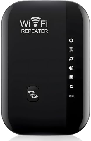 Tomedeks WLAN Repeater 300Mbps mit LAN-Port & WPS-Taste – Signalverstärker & Access Point für Zuhause, kompakt, kompatibel mit allen 2,4GHz Routern, einfache Installation in Sekunden