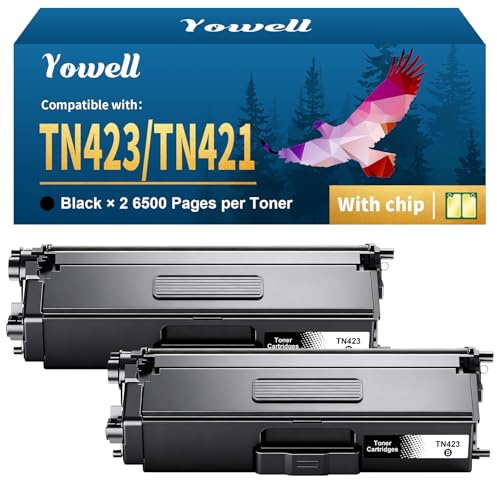 TN423 Toner Schwarz MFC-L8690CDW Kompatibel für Brother TN-423 TN-421 | Kompatibel für Brother MFC-L8690CDW Toner für HL-L8260CDW DCP-L8410CDW HL-L8360CDW MFC-L8900CDW 8690CDW 8260CDW - 2 Schwarz