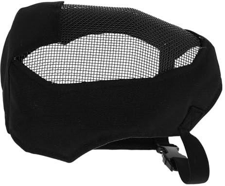 Metall Netz Maske für Fechten Training, Schwarz Halloween Geschenkideen
