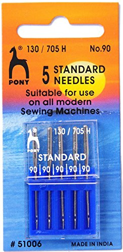 Pony Standard Sewing Machine Needles, Steel, Multi-Colour, 4.7 x 4 x 9.8 cm