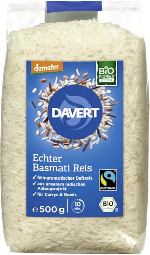Bio demeter Echter Basmati Reis weiß Fairtrade 2 x 500 g
