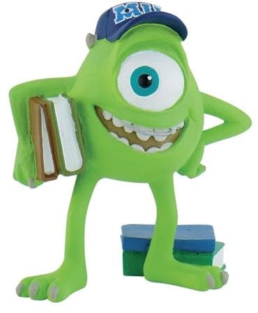 Bullyland 12582 - Spielfigur Mike Glotzkowski aus Disney Pixar Die Monster AG, ca. 6,6 cm, detailgetreu, ideal als kleines Geschenk für Kinder ab 3 Jahren