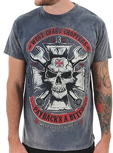 West Coast Choppers Mechanic T-Shirt blue L