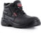 BKS Mens Safety Work Boots Leather Steel Toe Cap & Midsole Size 3 to 13 UK (9 UK, Black)