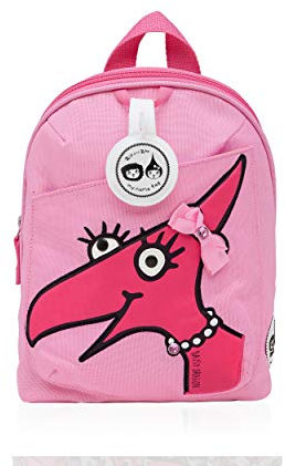 Zip & Zoe Mini Rucksack mit Zügel Kinderrucksack, 25 cm, Daisy Dragon Face