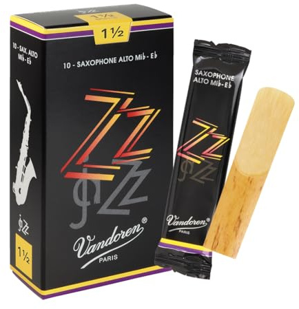 Vandoren ZZ Alto saxophone reeds, box of 10 - Strength 1,5