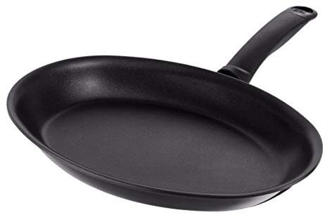 KUHN RIKON 31262 Fish Pan, Enamel, Black, 36 x 25 cm