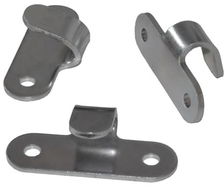 Ganci per teloni, zincati, 2 fori, 24 pz