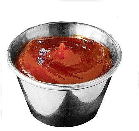 Stainless Steel Ramekin - 2.5oz - Box of 20 - Perfect for your souffles and deserts. GET COOKING!