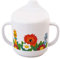 Bieco Learn 04000141 - Tazza con beccuccio in melamina, per bambini, colore: bianco