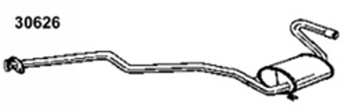 MAPCO Middle Silencer (30626)