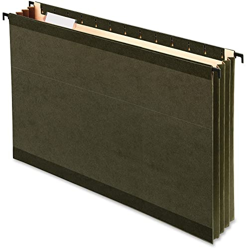 Pendaflex SureHook Hanging File Folders, Legal Size, Standard Green, 4/Pack (PFX 09317)