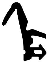 DIWARO. | Anschlagdichtung AS056 | schwarz | 5 Meter | TPE | Fensterdichtung für Aluminiumfenster, Kunststofffenster, Holzfenster. Montage an Außen- bzw. Innenseite von Fensterflügel und Fensterrahmen