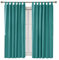 Deconovo Verdunkelungsvorhang Schlaufen Gardinen Kinderzimmer Gardinen Schlafzimmer 180x140 cm(HöhexBreite), Türkis, 2er Set