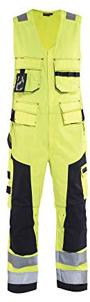 Blaklader 26781514 ÄRMELLOSER MULTINORM-OVERALL, Gelb/Marine, grootte C54