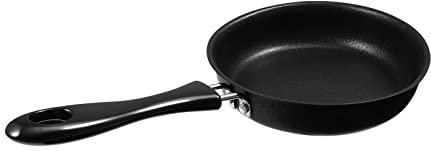 BESTONZON Mini Poêle - Portable Pratique Mini Nouveauté Antiadhésive Poêle À Oeuf Omelette Pancake pour faire frire les œufs et Cuisiner Camping(12 CM)